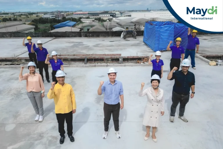 เมดิ อินเตอร์เนชั่นแนล ร่วมพิธียกเสาเอกโครงการโรงแรม Maybis Hotel