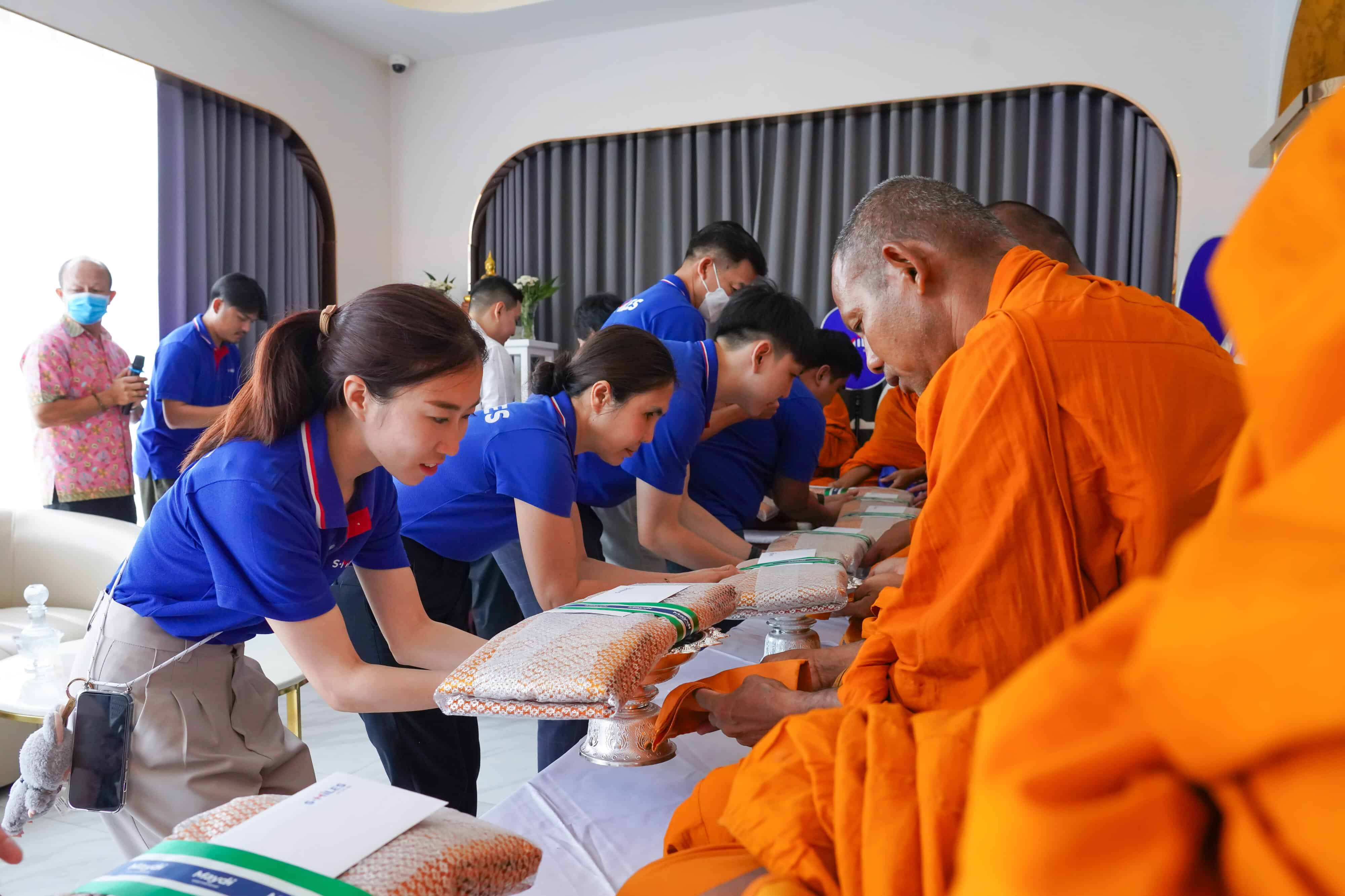 ทำบุญครบรอบบริษัท 2567
