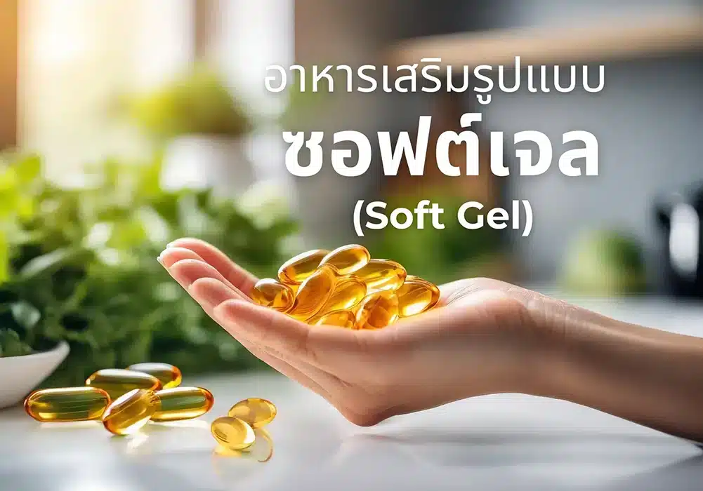 อาหารเสริมรูปแบบซอฟต์เจล (Soft Gel)