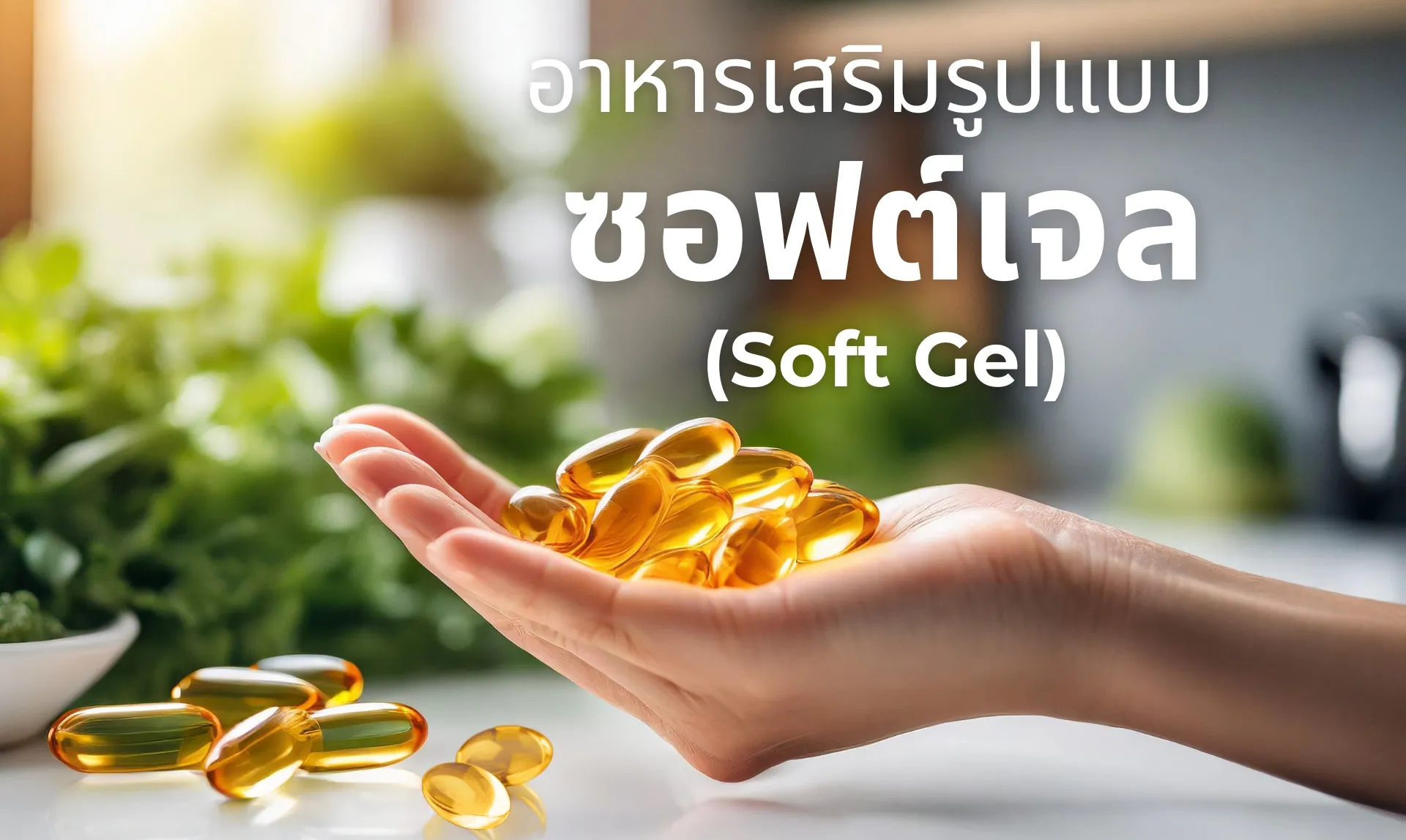 อาหารเสริมรูปแบบซอฟต์เจล (Soft Gel)