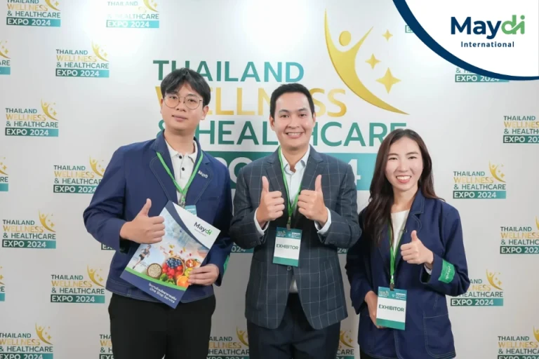 Maydi ออกบูธ งาน Thailand Wellness & Healthcare Expo 2024