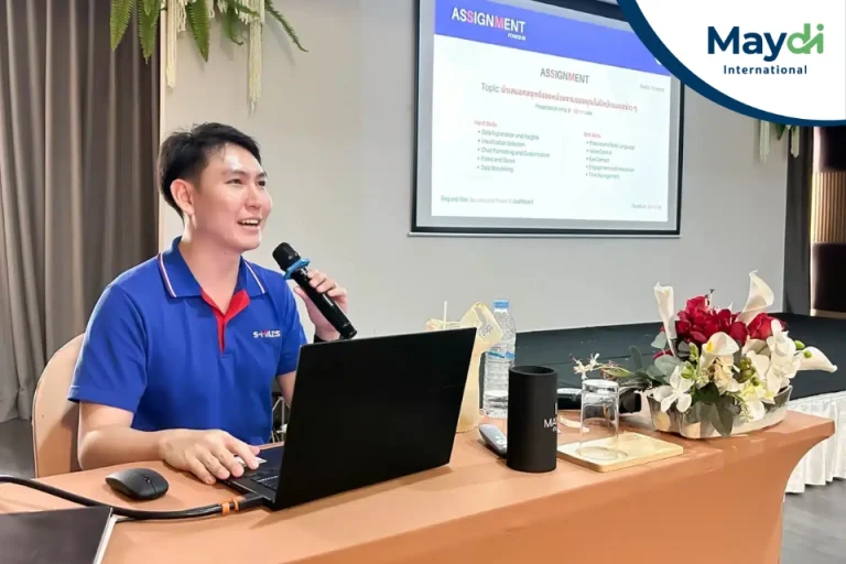 Maydi เข้าร่วมอบรม Power BI เพื่อพัฒนาศักยภาพ
