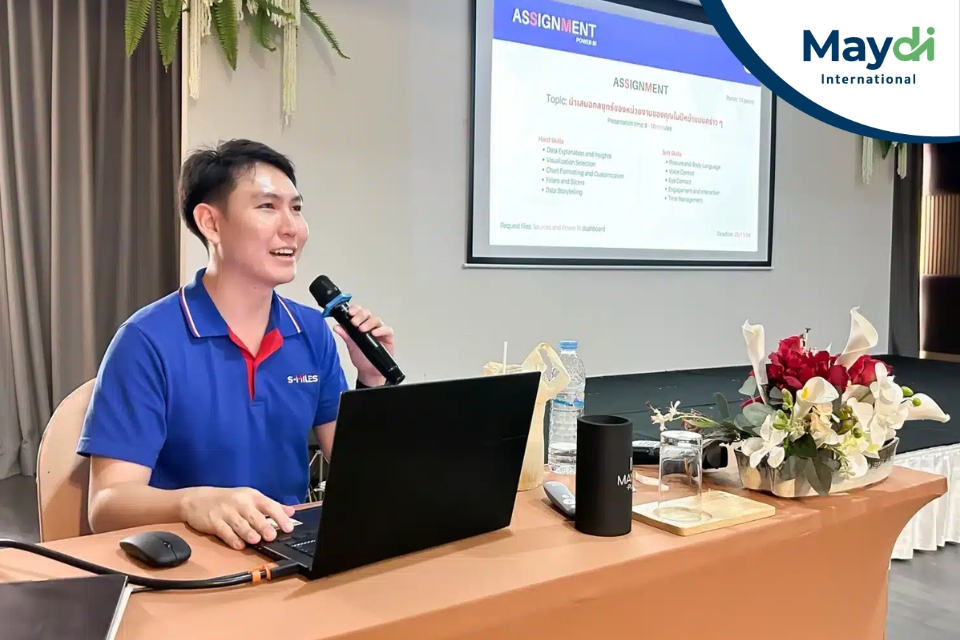 Maydi เข้าร่วมอบรม Power BI เพื่อพัฒนาศักยภาพ