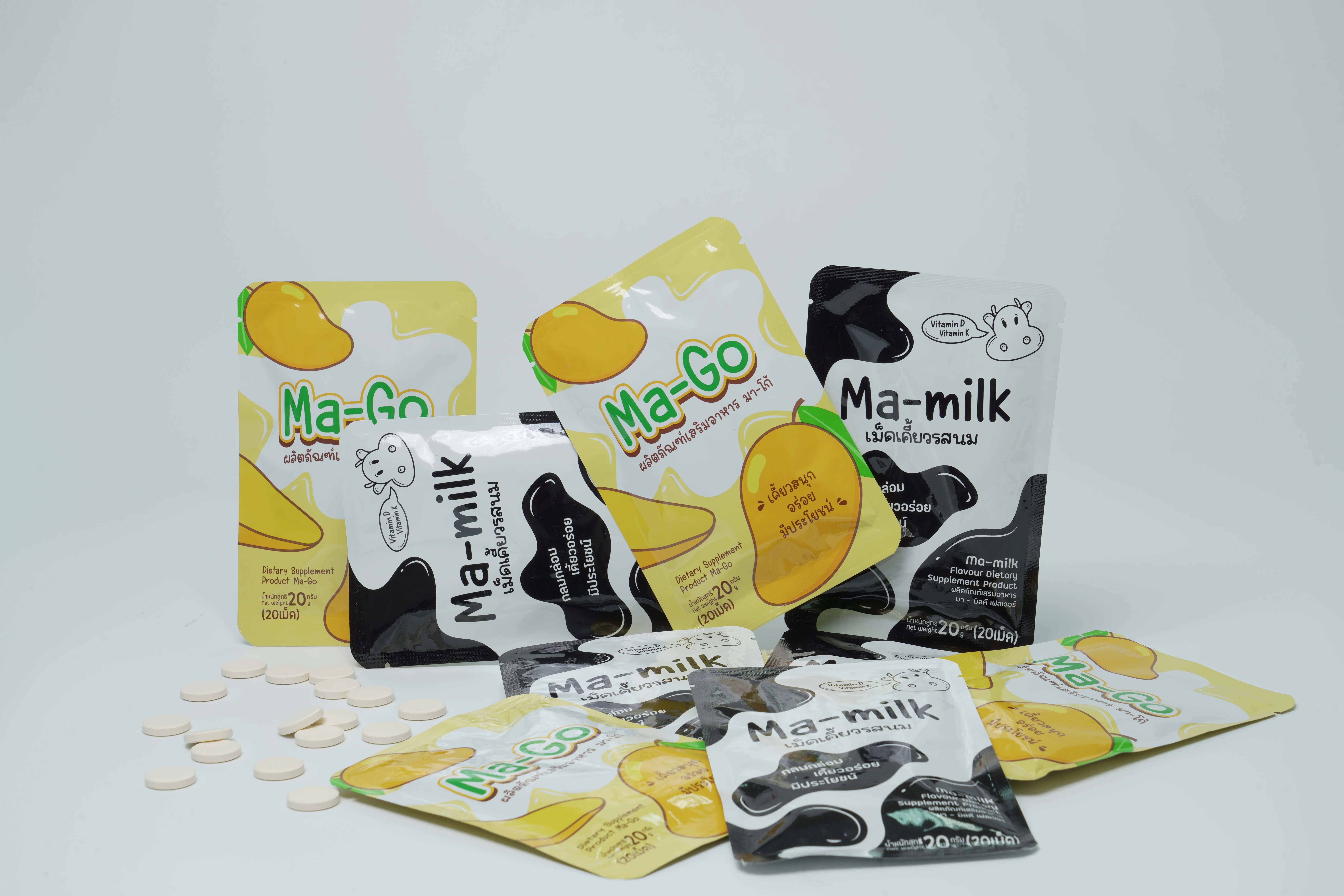 นมอัดเม็ด Ma-go Ma-milk 6