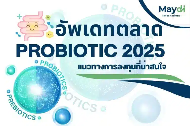 อัพเดทตลาด Probiotic 2025 แนวทางการลงทุนที่น่าสนใจ
