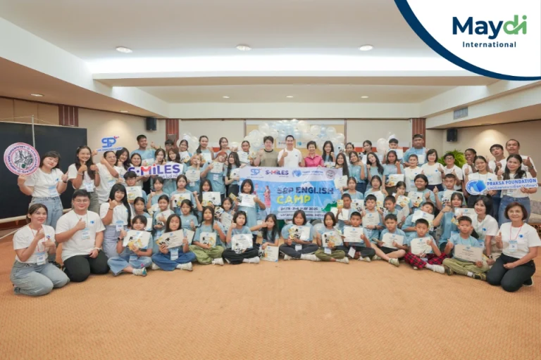 Maydi ร่วมสนับสนุนโครงการ S2P English Camp 2568