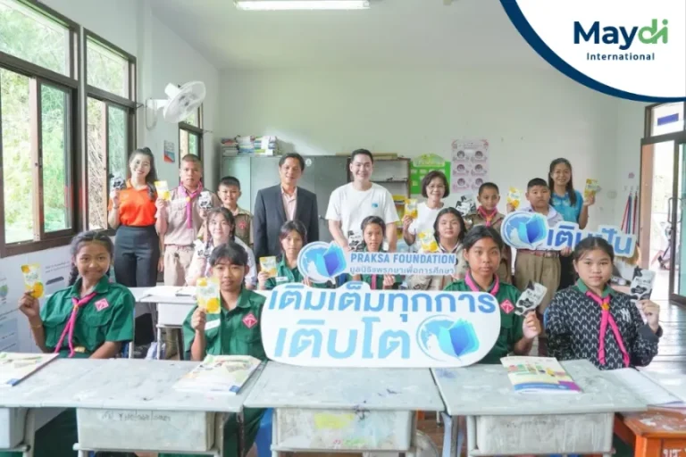 Maydi ร่วมส่งต่อโอกาสทางการศึกษา ในจังหวัดพะเยาและเชียงใหม่