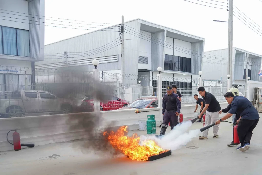 การซ้อมดับเพลิงและอพยพหนีไฟ
