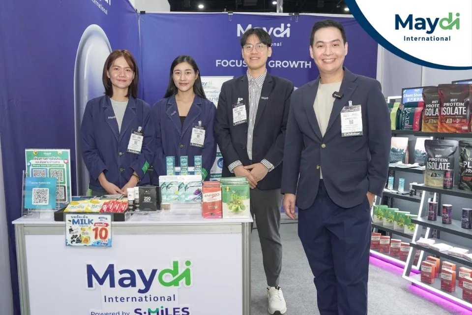 Maydi International ร่วมออกบูธงาน SPORTEC Thailand 2026 เปิดโอกาสธุรกิจอาหารเสริมเพื่อคนรักกีฬา