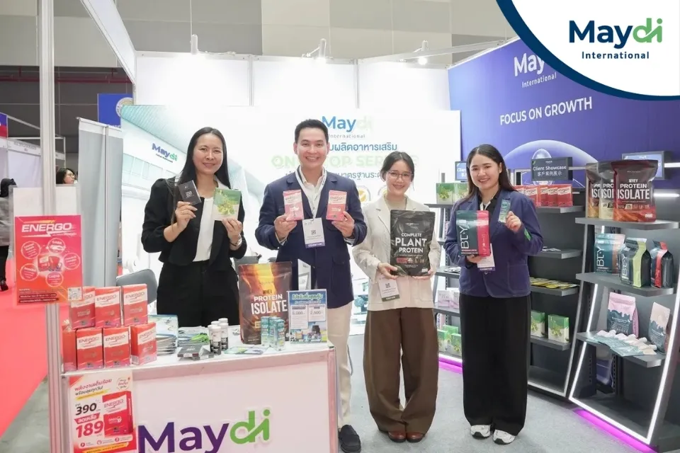 Maydi International ออกบูธงาน Grand Halal Bangkok 2026