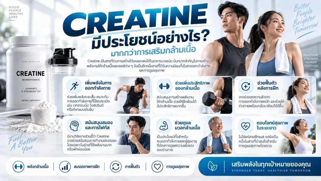 Creatine มีประโยชน์อย่างไร?