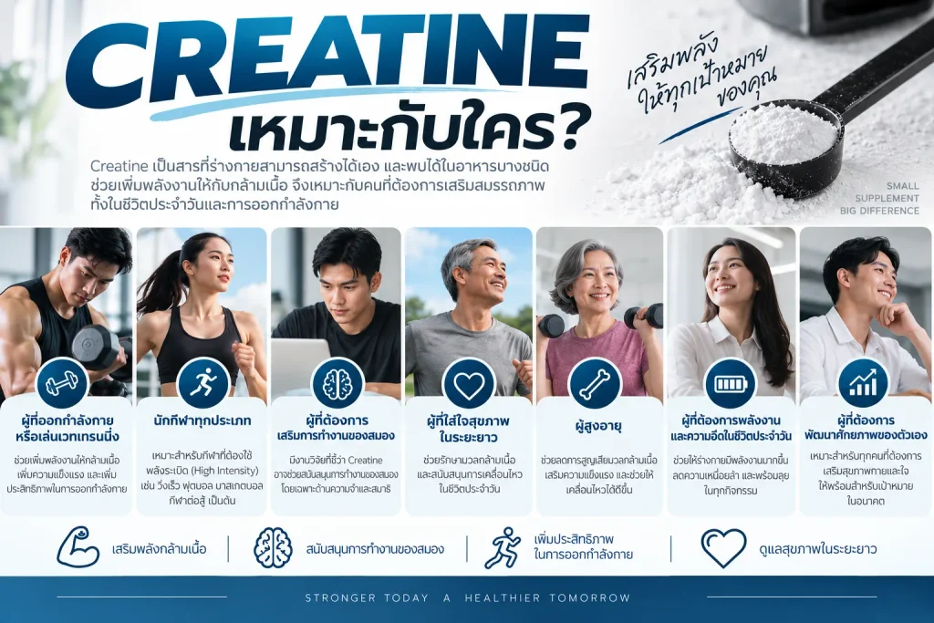Creatine เหมาะกับใคร?