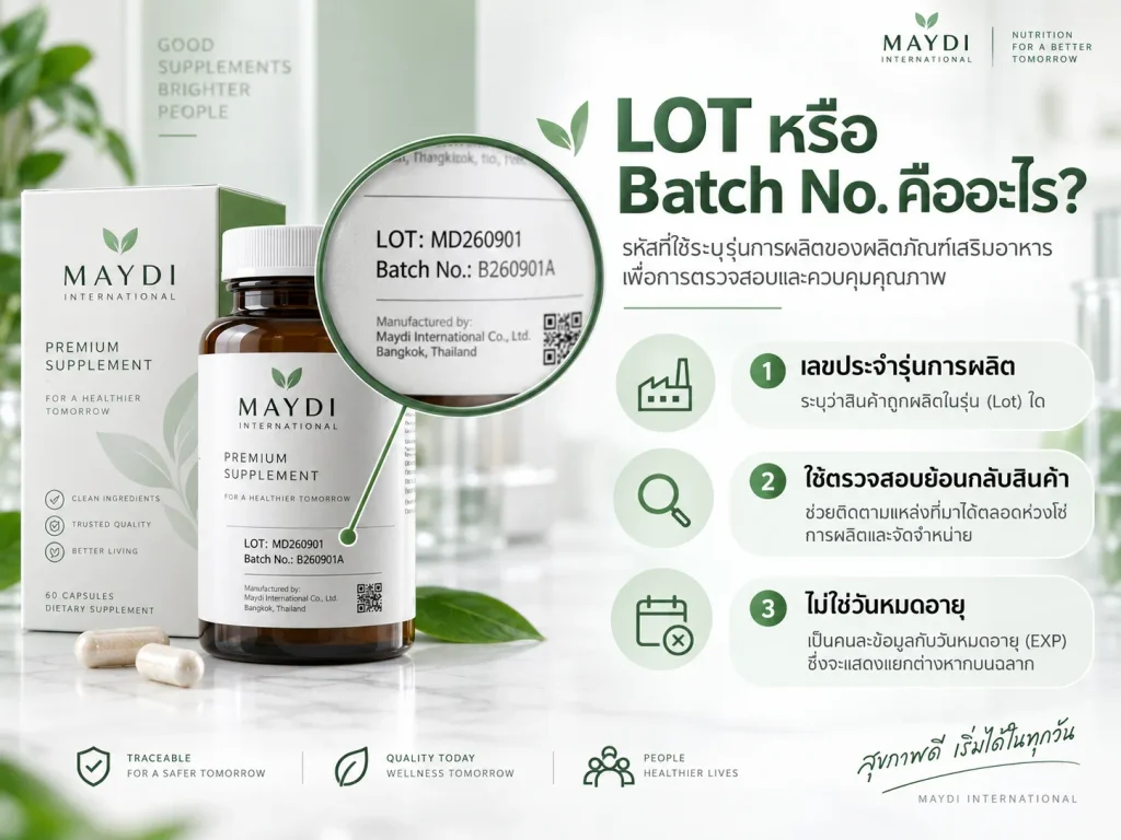 LOT หรือ Batch No. คืออะไร?