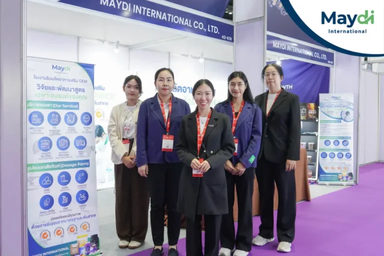 Maydi International ออกบูธ Vitafoods Asia 2026